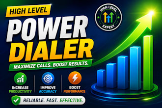configure power dialer, IVR system in ghl automations