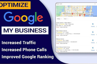 do google my business optimization, local seo , optimize gmb , gbp