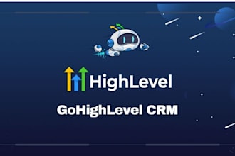 setup gohighlevel CRM, marketing automation and sales funnels for small business