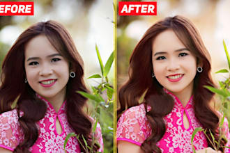 do high end photo retouching,skin beauty and quality restoration