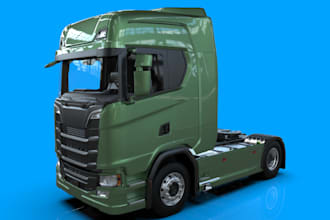 do 3d car model 3d truck design 3d vehicle model exterior design for 3d printing