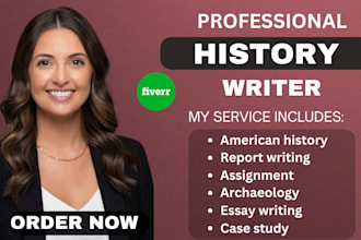 write american history, sociology, case study, research and summary, archaeology