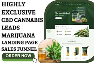 generate cbd oil cannabis leads marijuana hemp weed leads cannabis sales funnel