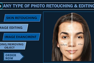 do skin retouching, high end photo portriat photo retouching photoshop editing
