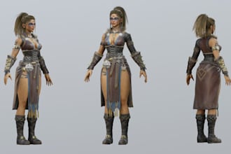 model realistic 3d game character,cartoon character,3d stylized character,robot