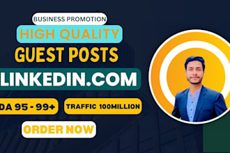 write and publish article on linkedin,com premium guest post service, backlinks