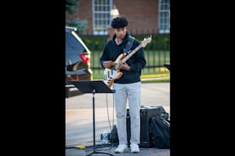 record professional bass guitar for your song
