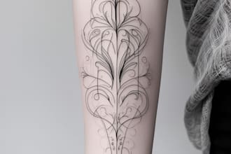 draw minimalist tattoo or line art design with my style