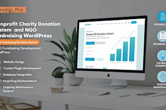 build nonprofit charity donation system ngo fundraising website using wordpress