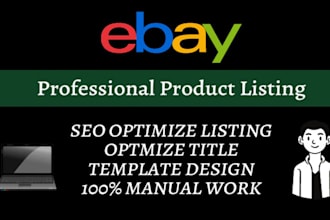 do ebay listing, ebay product listing, ebay SEO, ebay lister