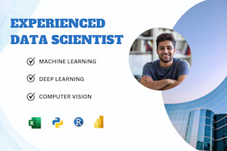 do data analytics, statistical analysis, data science projects in python and r