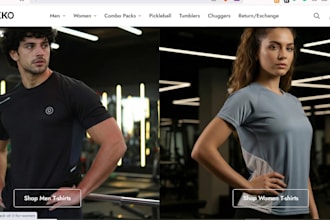 build profitable health, awareness shopify store website ecommerce website store