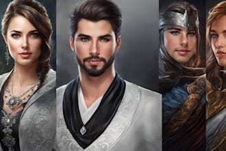 do realistic or fantasy portrait