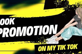 promote your book or ebook on my booktok tiktok