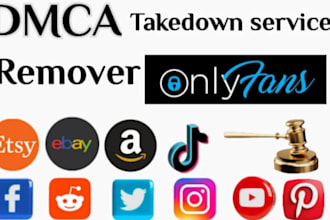 send dmca takedown notice to remove your leaked, illegal and copyright content