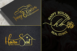 design luxury handwritten real estate property signature photography logo