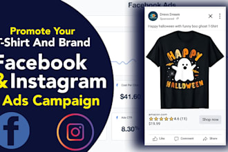 setup facebook ads for t shirt and print on demand business