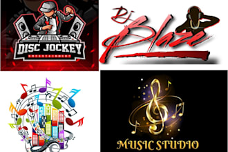 make production, music, film, studio, band, dj logo or any graphics design