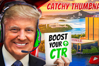 design clickbait amazing youtube thumbnail in 24 hrs