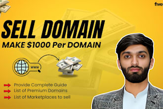 find premium domains and help you sell domain with landing pages