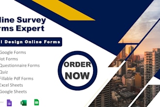 create professional google forms or jot forms