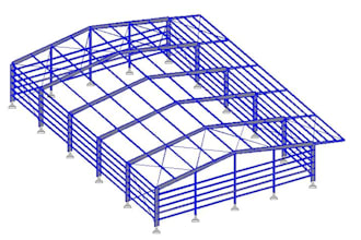 do steel structure design hot rolled and peb members