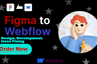 design,fix and do figma to webflow