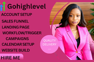 build go high level website, sales funnel expert in clickfunnels, gohighlevel
