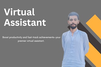 be your personal virtual assistant for typing job and copy paste, transcription
