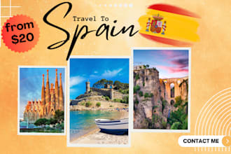 plan a personalized travel itinerary to spain