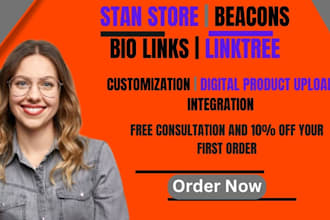 set up linktree beacon stan store marketing  znaplink instagram biolink raket ph