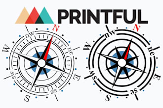 do embroidery designing for printful, printify, print on demand embroidery asap