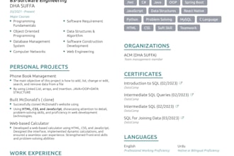 create a modern, standout resume to boost your career