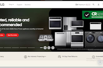 design electronic website digital shopify store gadget ecommerce website