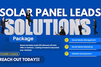 generate hot solar leads solar landing page solar panel leads solar leads