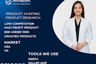do amazon online arbitrage product research USA and UK