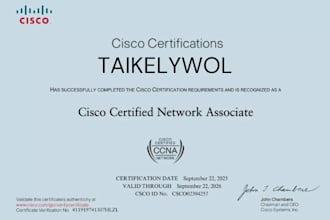 assist with cisco packet tracer, ngs3, ccna, and networking tasks