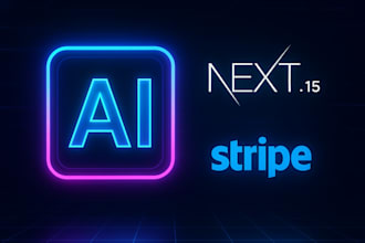 build modern saas application with nextjs 15, ai features and stripe