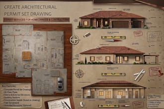 create residential permit drawings