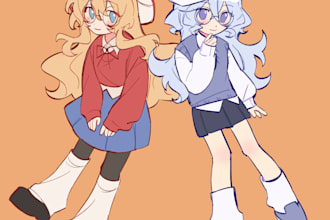 draw your roblox, minecraft or original characters