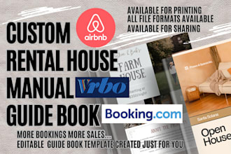 create a customized airbnb guidebook house rental guidebook vrbo welcome manual