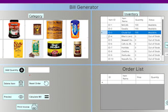 develop invoice generator software solution