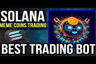 build solana trading bot, telegram bot, crypto trading bot solana volume bot