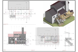 design city permit deck floor plans and complete architectural drawings