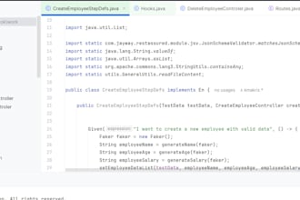 create a test automation framework from scatch for web or API