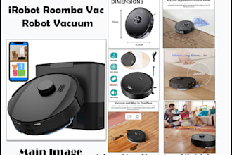 design shopify product listing images, storefront pictures and photo editing