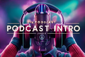 record energetic podcast dj intro produce brand radio jingle kids song dj drop