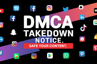 remove infringing copyright google youtube reddit tiktok instagram under dmca