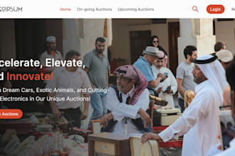 develop online custom auction website, multivendor website, car auction, bidding
