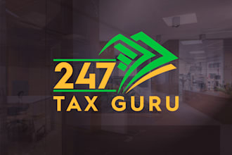 design finance, consulting, accounting, financial logo